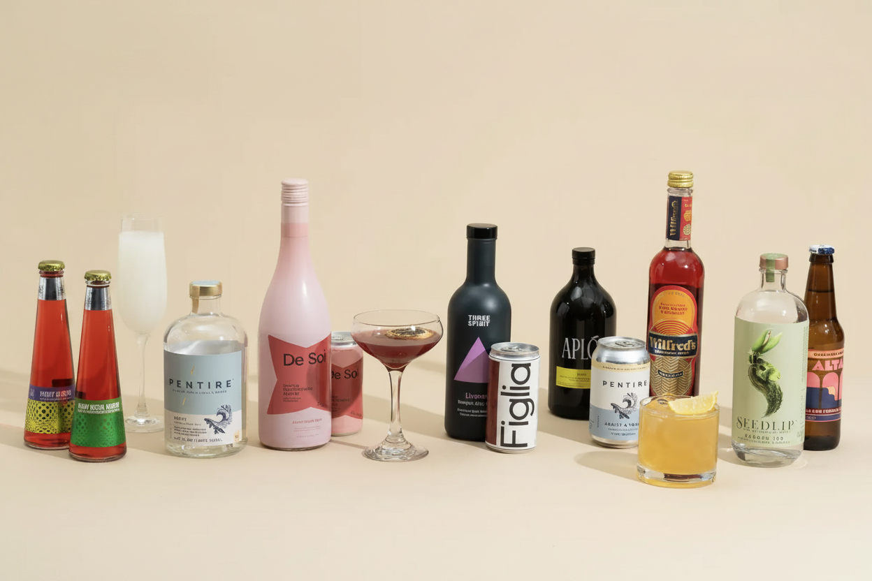 Non-Alcoholic Drinks Lineup